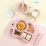 유아 아동 식판 코끼리 어린이집 식판 6종세트 가정용 : 주희가게