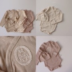 피카부실내복 23FW 래빗배냇세트 : 사월에