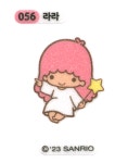 반짝이 산리오 띠부씰 056 라라 : 카드100