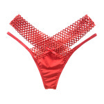 야밤해 망사티팬티 여자속옷 세련된 허리밴드 T팬티 3컬러 이벤트속옷 : 야밤해