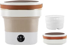 휴대용 세탁기 12L 대용량 접이식 속옷 아기 옷 세탁 여행 캠핑 3가지 모드 : HawnyStory