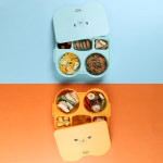 아이별프렌즈 친환경 옥수수 유아 아기식판 이유식용기 어린이집 도시락 식판 : 플러스트리몰