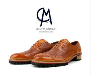 남자로퍼 남성 맞춤신발 맞춤수제화 S0138 라이트브라운 : 유걸스