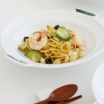 [솔과흙 허애리 작가] 파스타 볼 -  샐러드 볶음밥 메인 접시 이천 도자기 선물 핸드드로잉 이천도자예술마을 : 이천도자예술마을