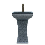 자연석 세면대 야외 안뜰 수영장 기둥 세면대 통합 바닥 스탠딩 대리석 야외 : 잇템직구몰