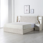 HWF22D 원목 LED 호텔식 침대프레임 킹 : 히트가구