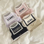 펫더독 마이네임 하네스 강아지 커스텀 봄여름가을겨울 세라 하네스옷 스쿨룩 벨크로 유치원 : 펫더독