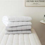 사계절 침대패드 매트리스패드 텐셀 모달 100 누빔 이불 깔개 매트 슈퍼싱글 퀸 : 헤르메르