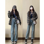 체크셔츠 가을셔츠 : 제이에이치티