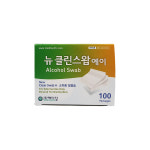 국내산 소독용 알콜스왑 뉴 클린스왑에이 분할포장 100매 : 해핀코리아