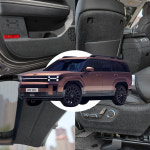 디 올뉴 싼타페 MX5 2023 스크래치 방지 커버 흠집 킥패드 킥매트 실내 몰딩 가드 : 보레스