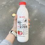 서울 목장신선 요구르트 딸기 750ml x 3개 : 내일배송샵