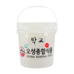 오성 락교 15kg 3S 말통 업소용 오성종합식품 : 와우식자재