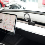 테슬라 맥세이프 거치대-네오디움-모델3 모델Y-비접착 회전 송풍구 마운트 RMX-317 : 라온맥스