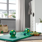 PLUFSIG 플루프시그 접이식놀이매트, 그린, 78x185 cm : SL코리아