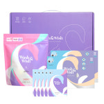 워시앤위시 선물세트 3WAY 캡슐세제 1팩+드라이시트 2박스+런드리샤쉐 5매 : 워시앤위시