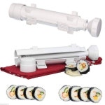 김밥 스시 초밥 만들기 틀 도구 롤 몰드 가정용 쉽게 김밥싸기 소풍 도시락 : 슈퍼떙큐
