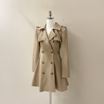 [J0828] 데일리수잔 슬림핏 트렌치 미니 원피스 (어깨패드) : 데일리수잔