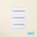 퍼니스티커 팬시 라벨 스티커 오피스데코 20-P223R 보호필름 라벨 종이, PP 필름 스티커 : FunnySticker