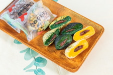 제주도 오메기떡 택배(50개입 5가지맛)+부직포선물가방(선택사항) 아침식사대용 떡 : 제주한마음떡집