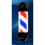 클래식 미용실 목욕탕 간판 빨간파란 스트라이프 줄무늬 : 푸른에스마켓