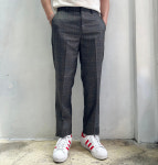 남자 데일리 10부 체크 슬랙스 : 라운지21