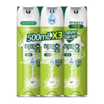 해피홈 에어로솔 수성 가든향 500ml, 3개입 : 유한양행 생활건강 스토어