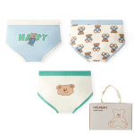 해피곰돌이 남아 삼각팬티 3매(N127)+선물포장 : MSKIDS