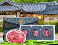 배터지는 투뿔 한우 구이용 한판 600g 한근 마장동 도매 소고기 등심 갈비 선물세트 : 기미상궁 스토어