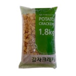 신흥제과 대용량 벌크 쿠키 비스켓 크래커 업소용 홈쿠킹 감자크래커, 1.8kg, 1개 : 파파스낵