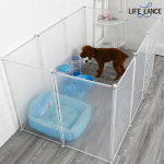 라이프란스 투명울타리(8장) 소형 강아지 고양이 반려동물 펜스 애견펜스 : 라이프란스