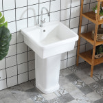 반다리 세면대 긴다리 카운터 타일 세라믹 받침대 분지 세탁 싱크 발코니 욕실 주방 식기 : 원소셜네트워크