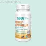나우푸드 유산균 락토바실러스 어린이 도필러스 키즈 츄어블 베리 60정 : 개미와베짱이나라