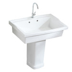 반다리 세면대 긴다리 카운터 타일 세라믹 받침대 분지 세탁 싱크 발코니 욕실 주방 식기 : 원소셜네트워크