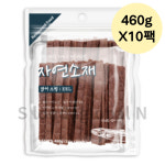 자연소재 장어스틱 강아지 애견 육포 간식 460gX10팩 : 비엔엠코리아