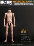 콩크웍스(KONC WORKS) KW-01 12인치바디 1/6바디 커스텀슬림바디 액션피규어 : 콩크웍스