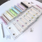 유자랜드 A7 투명 6공 미니 다꾸 다이어리 원버튼 : 유자랜드 YUJALAND