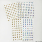 반원 진주 스티커 미색 10mm 청첩장 만들기 빈티지다꾸 스티커 : 빈티지 다꾸 월드