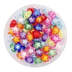 만들기재료 모양비즈49번 51661 별 투명이중구슬 어린이날선물 유치원 유니아트 초등학교 : 자이스토어