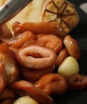 산수골식품 참나무 돼지 훈연막창 400g 소스 100g : 산수골 식품