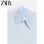 ZARA 자라 남자 슬림핏 스트라이프 스트레치 셔츠 6566777 105 : 타오바오 스토어