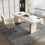 중역 대표 임원 책상 테이블 세트 회장님 가벼운 럭셔리 모던한 미니멀 스타일 고급 슬레이 : 원소셜네트워크