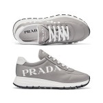 PRADA 프라다 2EG363 2OGE F0024 리나일론 로고 스니커즈 - 그레이 : Da vinci Scale
