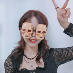 할로윈 스켈레톤 선글라스 파티 안경 코스튬 의상 : 생활일번지