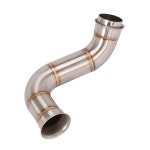 KTM DUKE 790 890 890R 2018 - 2022 2023 용 슬립온 오토바이 배기 시스템 이스케이프 모토 수정 촉매 삭제 중간 링크 파이프 : 강성유통