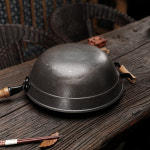 범랑 무쇠 냄비 밥솥 양은 주물 가마솥 의 아버지와 아들 대 심화 주철 가정용 구식 팬 : 원소셜네트워크