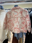 가니 Print Denim Print Denim Puff Sleeve Jacket  J1067 : 런던뉴럽걸