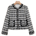 여자 긴팔 가을 여름 트위드 반팔 자켓 심천 하이 엔드 여성 의류 복고풍 작은 향기 스타 : 원소셜네트워크