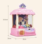 뽑기기계 이벤트 행사 DIY 인형 클로 기계 동전 작동 미니 캔디 그래버 아케이드 크레인 휴대용 보드 14세이상 장난감 선물 : 위너 직구몰