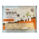 늘봄 국내산 냉면 무 김치 3kg 고명 무우 절임 대용량 식자재 업소용 식당용 가정용 : 곰소할인마트